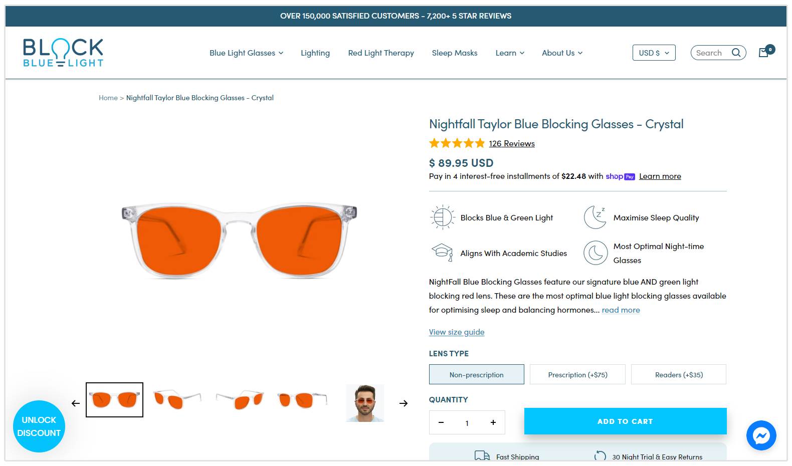 ブルーライトカット眼鏡の商品説明